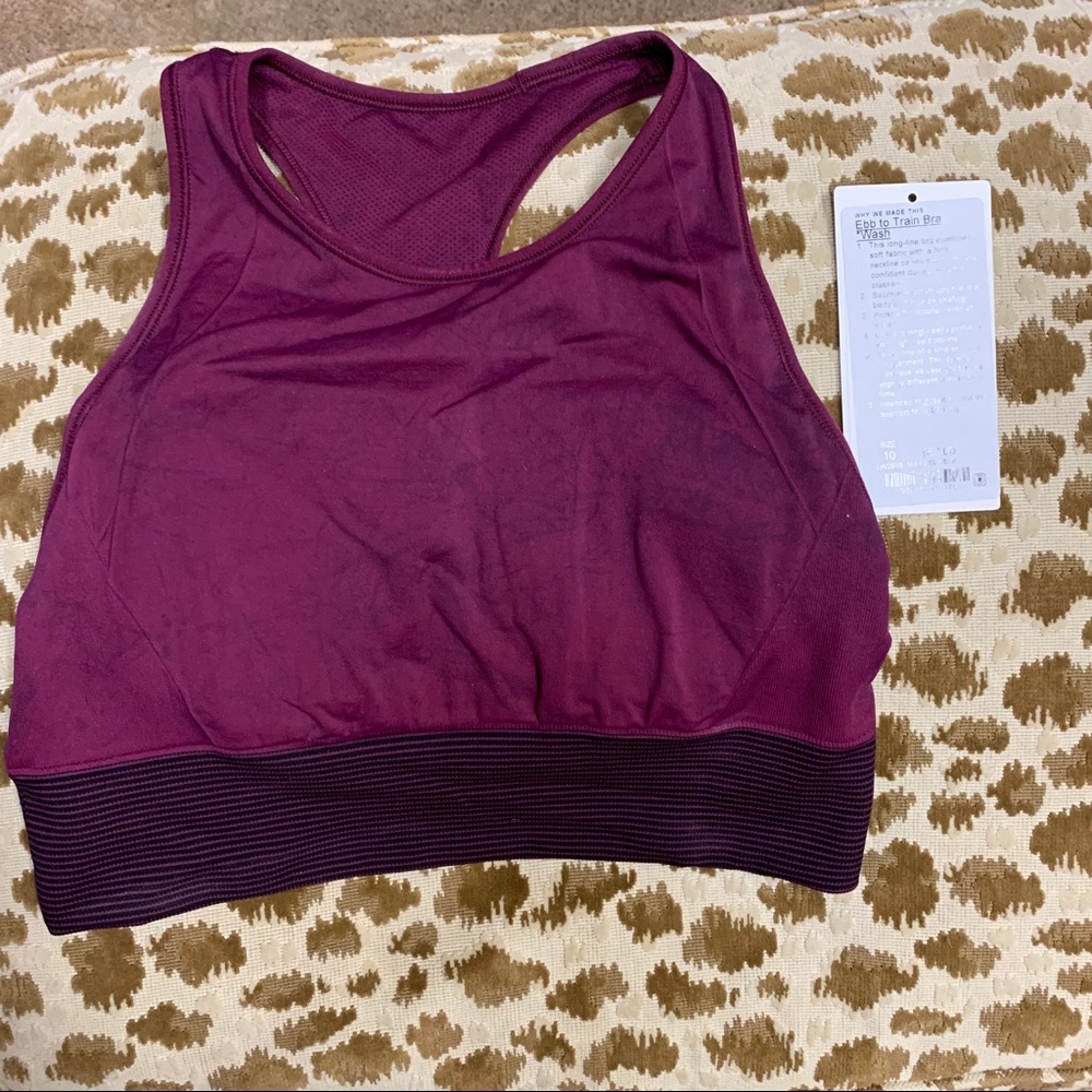 Lululemon Ebb to Train bra 10.
